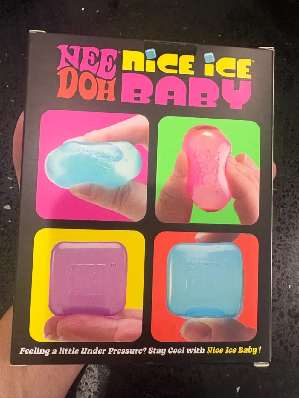 Nee Doh Nice Ice Baby Super Solid Squish Set - Blue, Purple, Pink, New in Box - Picture 4 of 7